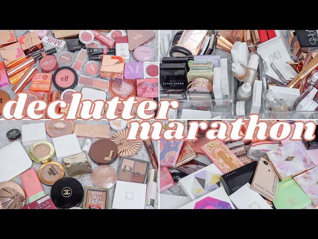 MASSIVE makeup collection declutter *marathon* - part 2 