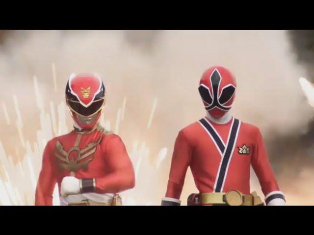 Power Rangers Samurai And Megaforce Teamup Morph And Roll Call