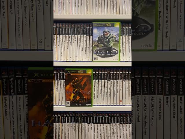 All Halo games on OG Xbox Classic  #halo #fps #xbox #ogxbox #xboxclassic #shorts #scifi