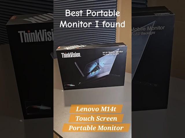 Lenovo m14t Portable Monitor #bestmonitor #touchscreen #portablemonitor #dualmonitor #lenovo