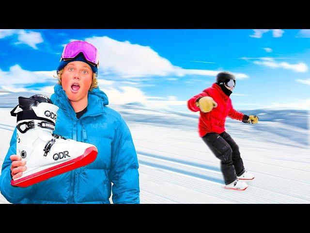 We Tried The World's SMALLEST Skis - Presented By DJI Osmo Action 3