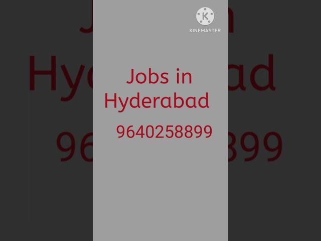 Jobs in Hyderabad #hyderabad #hyderabadjobs #telangana #telugu #trending #viral #shorts #shortvideo