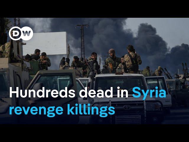 Massacre of Alawites continues in Syria | DW News