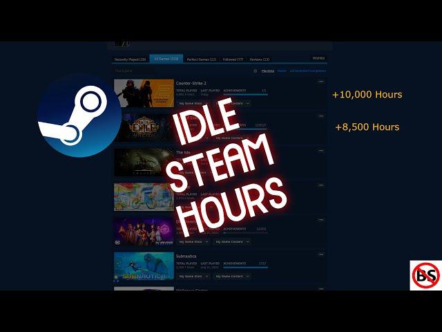 How to IDLE Steam hours Quick & Easy