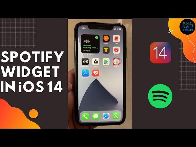 How to get spotify widget in iOS 14!