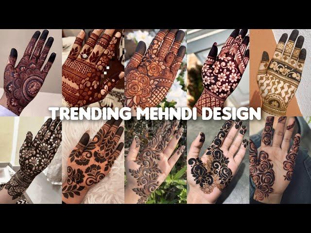 modern stylish mehndi design / New Arabic mehndi design with Easy pattern @alveenafatimaA