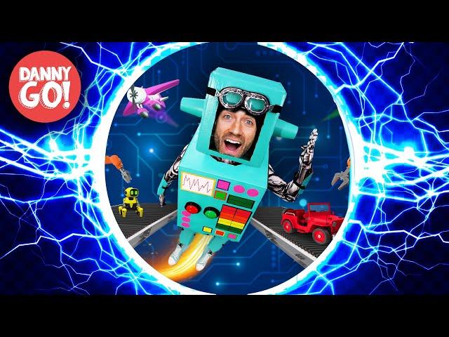 “Robot Energy!” Toy Factory Adventure  ️HYPERSPEED REMIX️/// Danny Go! Songs for Kids