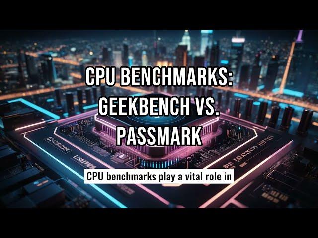 When comparing CPU benchmarks, Geekbench and PassMark