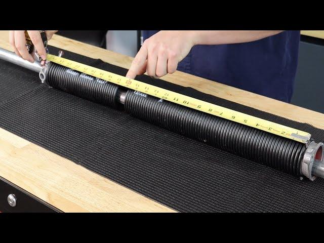 How to Measure a Broken Garage Door Torsion Spring [Updated]