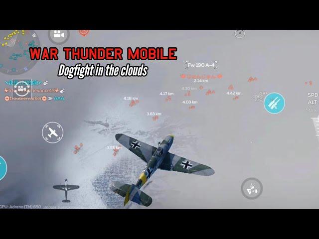 Bf-109 F4: Dogfight in the fog - War Thunder Mobile