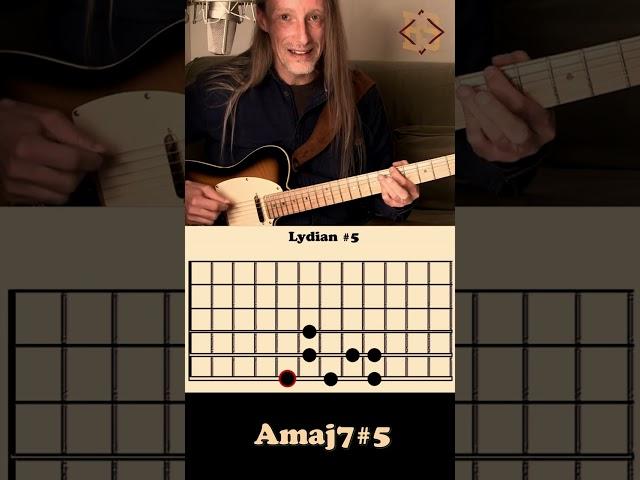 MODES OF MELODIC MINOR  The Stunning Sound Of MODE 3 / LYDIAN #5 (Guitar-Nerdery 140) #shorts