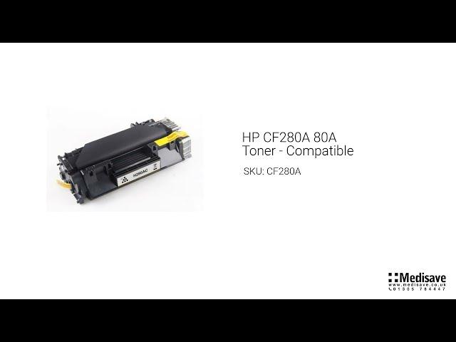 HP CF280A 80A Toner Compatible CF280A