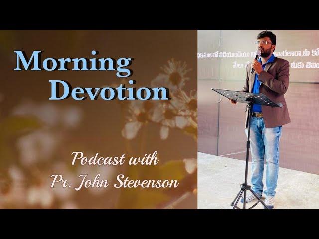 Sermon on Practicing what we Teach || Podcast with Pr. John Stevenson || Back to God Ministries Intl