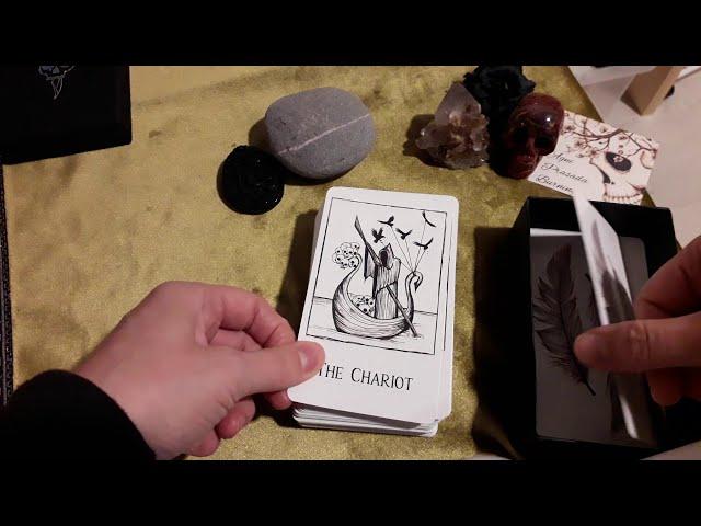 Black Line Tarot  1st Edition by Agni Prasada Burning  unboxing