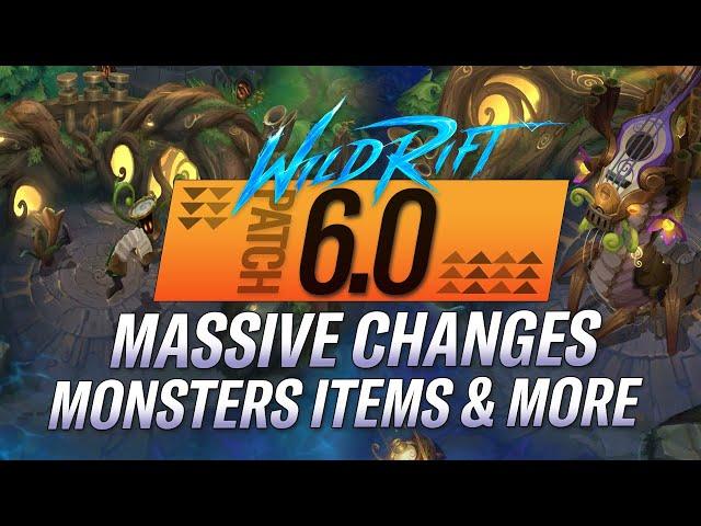 MASSIVE CHANGES! NEW MONSTERS NEW ITEMS NEW CHAMPIONS! WILD RIFT IS INSANE | RiftGuides | WildRift