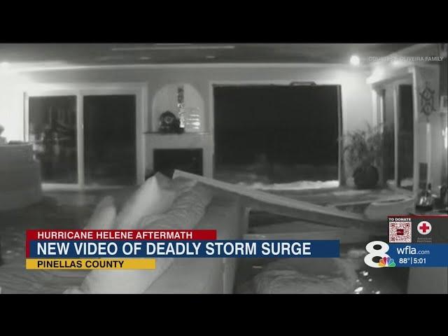 Hurricane Helene surge crashes into St. Pete home