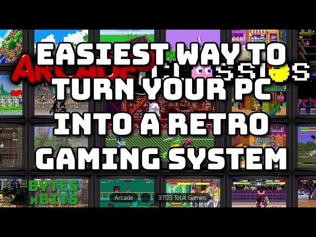 Turn your PC into a retro gaming system. Easiest install for consoles, arcade and home computers