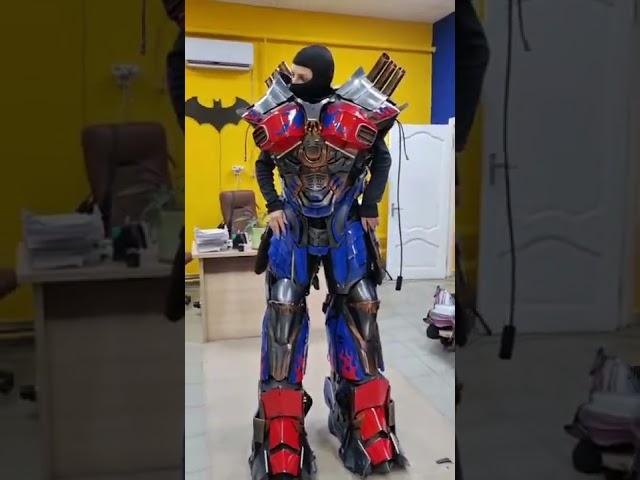 REAL LIFE OPTIMUS PRIME Costume Will Blow Your Mind!