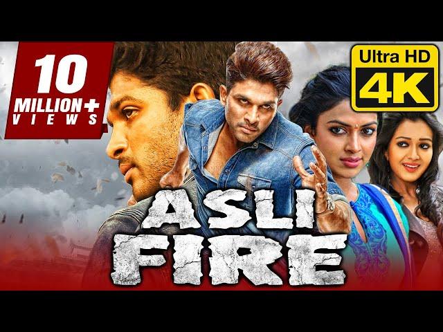 Asli Fire - असली फायर (4K ULTRA HD) Hindi Dubbed Movie | Allu Arjun, Amala Paul