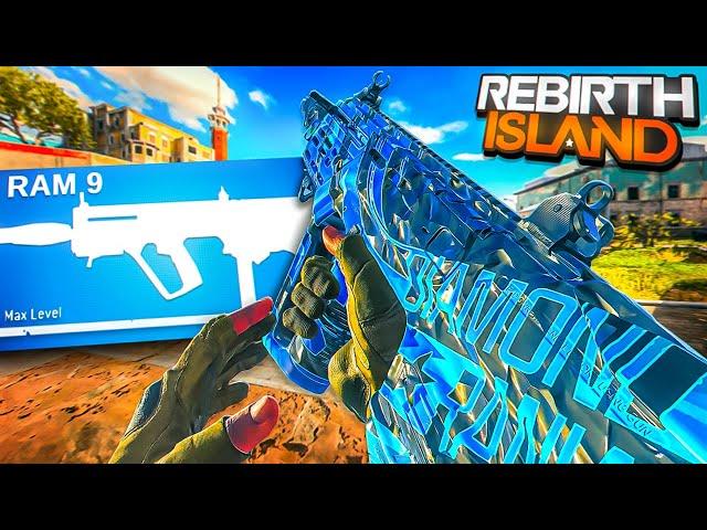 the NEW BUFFED RAM-9 CLASS SETUP is AMAZING on REBIRTH ISLAND WARZONE!