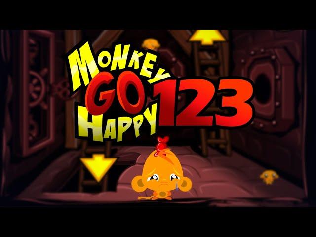 Игра "Счастливая Обезьянка 123" (Monkey GO Happy 123) - прохождение