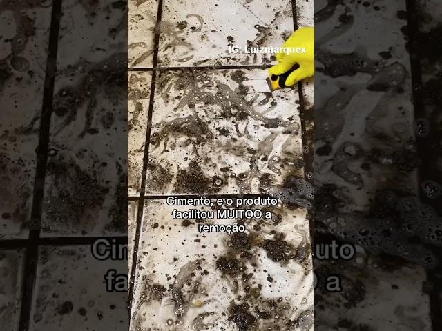 LIMPEI EAE!? Como renovar seu piso? #asmr #cleaning #limpeza #oddlysatisfying