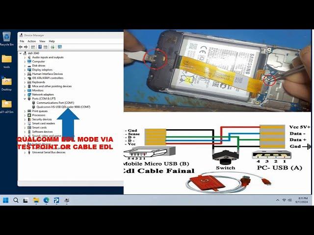 A015m A01 FRP Accont Remove by Pandora Tool EDL mode