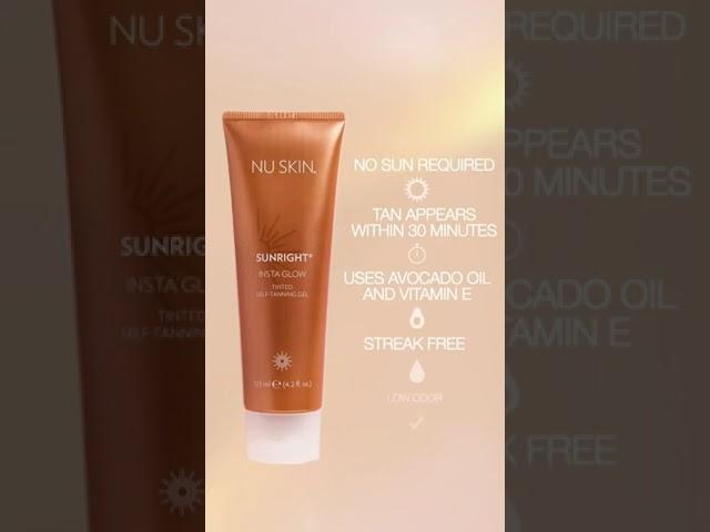 Enjoy a Sun-Kissed Finish With Sunright® Insta Glow #NuSkin