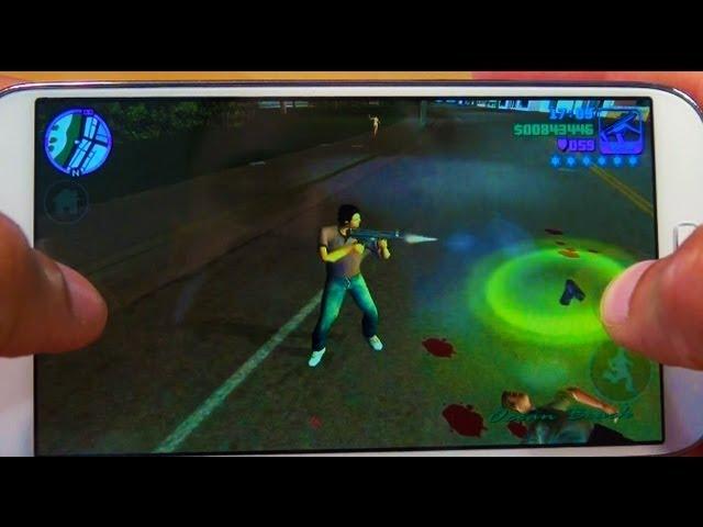 Samsung Galaxy S4 IV GTA Vice City Gameplay!