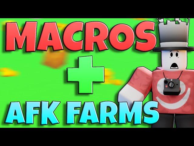 ️ How To Use Macros In Roblox! | Roblox Macro Tutorial  (AFK Farms)