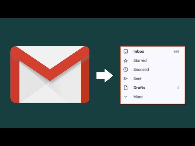 How to Show/Hide Labels in Gmail!