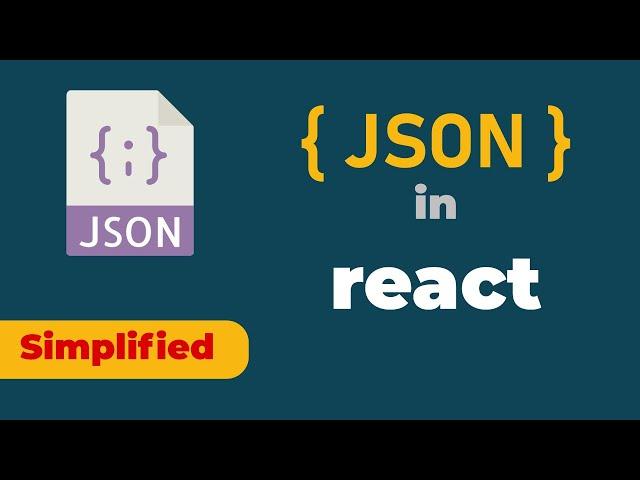 Use JSON in react| Simple way