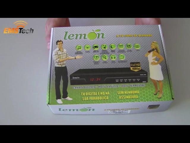 Conversor e Receptor Digital Lemon Dual 300 com Função Gravador e Mídia Center