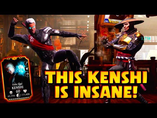 MK Mobile. Elder God Kenshi is AMAZING. Destroying Nightmare Tower!