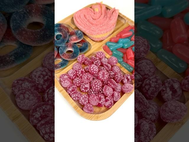 Filling platter with sweets #asmr #sweet #satisfying