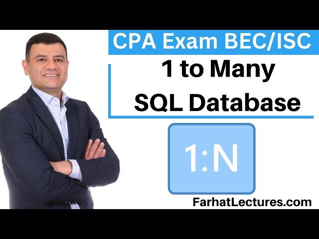 One-to-many Database Relationship | Information Systems and Control ICS CPA Exam