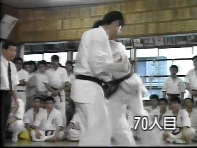 100-man kumite. Akira Masuda