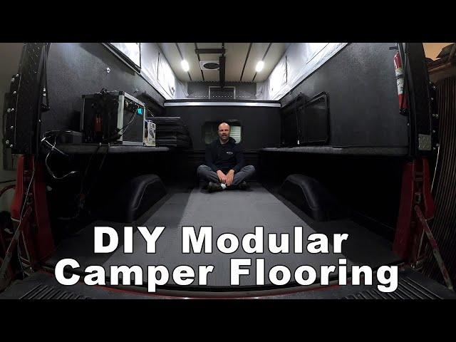 DIY Modular Flooring for Camper that Protects, Insulates & Costs $40