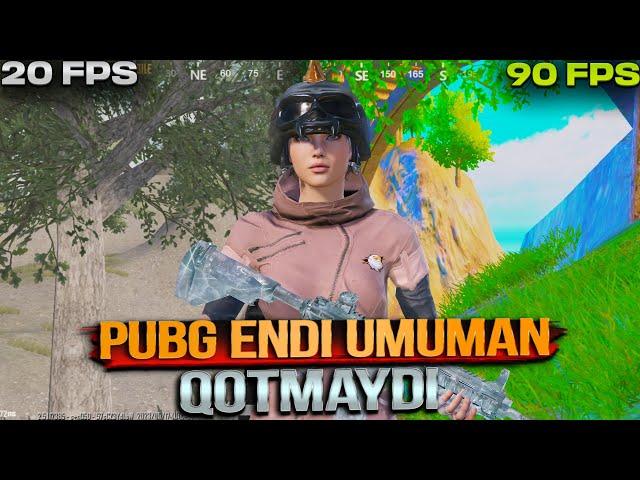 PUBG QOTMADLIGI UCHUN NIMA QILISH KERAK // FPS KO'TARISH // PUBG MOBILE