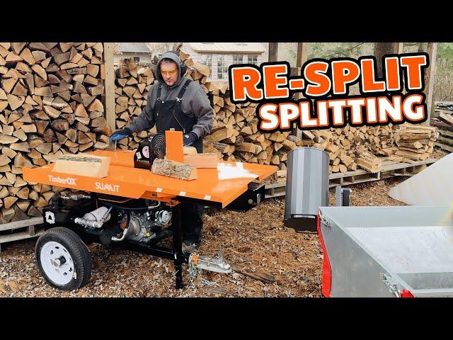 Re-Splitting Firewood with the TimberOX Summit