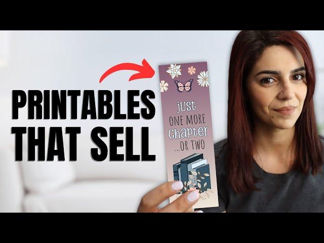 Create Printable Bookmarks to Sell on Etsy (FULL TUTORIAL)