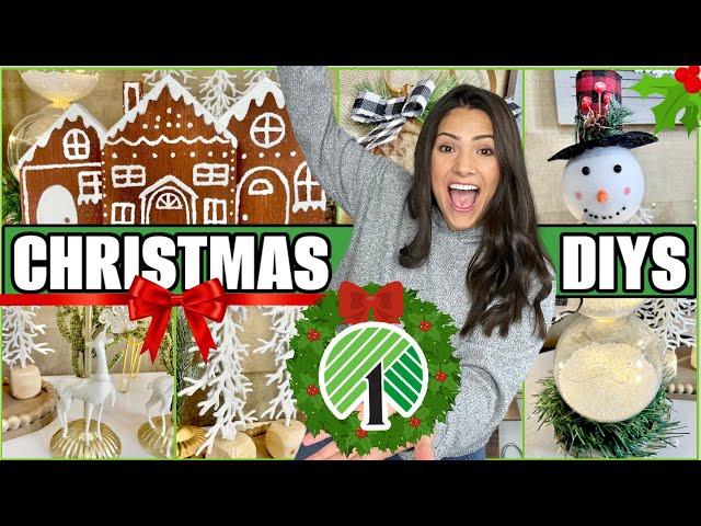 NEW Must Try DOLLAR TREE CHRISTMAS DIYS  | Dollar Tree HACKS