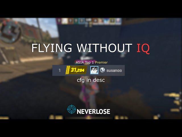 #CS2 TOP1 in Premier HVH with Neverlose.cc | Just flying with god cfg (in desc)