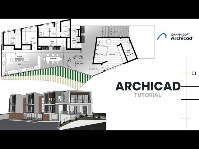 ArchiCAD Tutorial Design Modeling A to Z | Apartment design Part 1