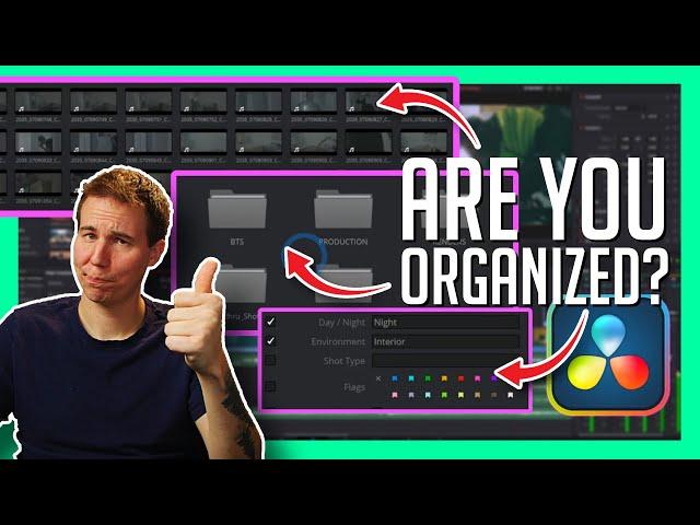 Import & Organize Media in DaVinci Resolve - Workflow Tip for Beginners!