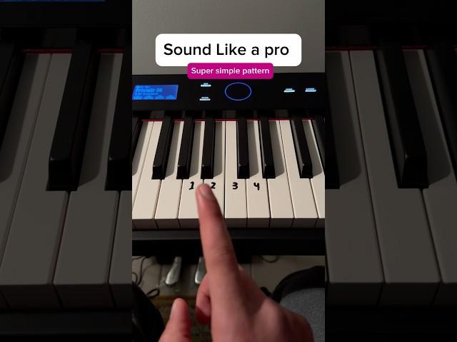 Sound Like a pro with this super simple melody on the Casio Privia PX-S7000 by @casiomusicgear