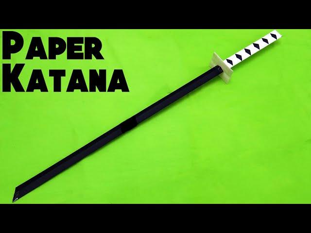 How To Make a Paper Sword | Japanese Katana Sword (EASY)