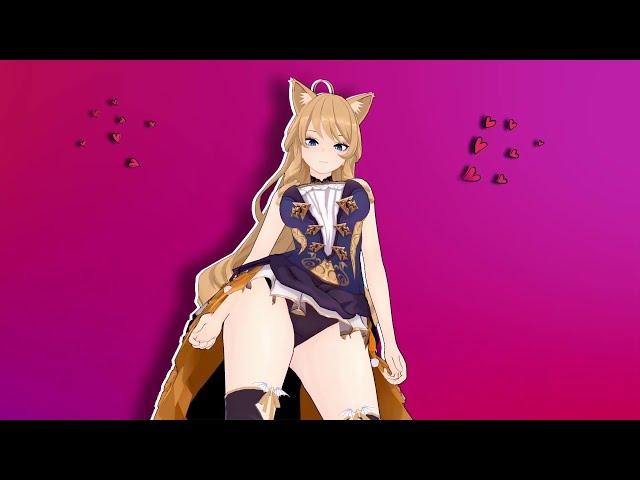 Thicc kitty Navia!- Ghost dance trend -【MMD Genshin impact 4K | 60FPS】