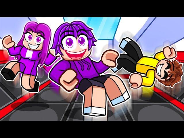 I Built a Trampoline Park in My Roblox House!