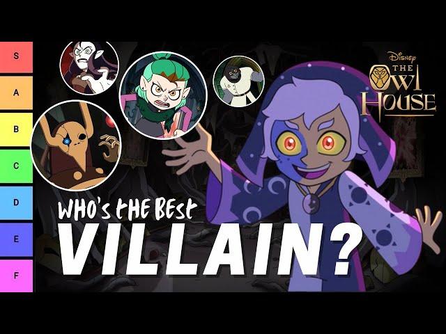 Ranking The Owl House VILLAINS | Owl House Tier List